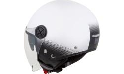 Kask motocyklowy Cassida Handy Plus biały/czarny