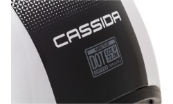 Kask motocyklowy Cassida Handy Plus biały/czarny