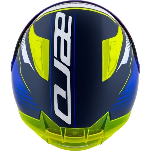 Kask motocyklowy Cassida Aero Drome Blue/Fluo Yellow/Light Blue/White