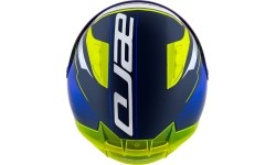 Kask motocyklowy Cassida Aero Drome Blue/Fluo Yellow/Light Blue/White