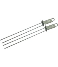 Podwójne szpikulce do grilla, 32 cm, zestaw 2 szt.