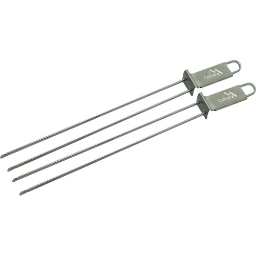 Podwójne szpikulce do grilla, 32 cm, zestaw 2 szt.