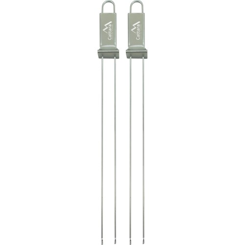 Podwójne szpikulce do grilla, 32 cm, zestaw 2 szt.