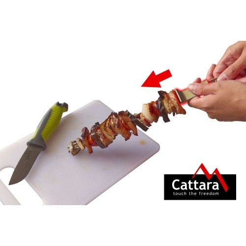 Szpadki do grilla podwójne, 32 cm, zestaw 2 sztuk