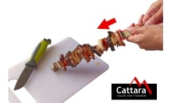 Szpadki do grilla podwójne, 32 cm, zestaw 2 sztuk