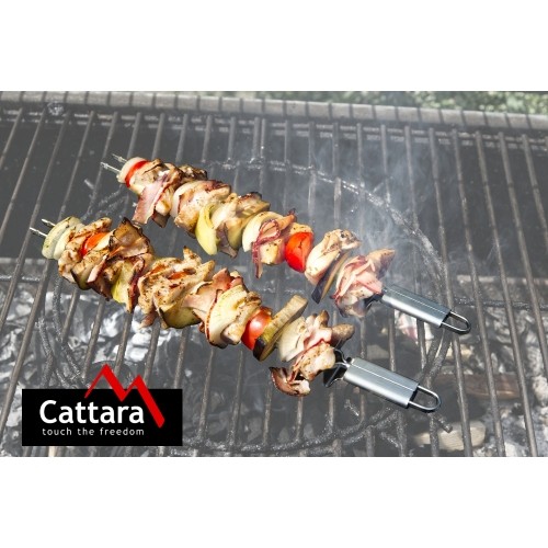 Szpadki do grilla podwójne, 32 cm, zestaw 2 sztuk