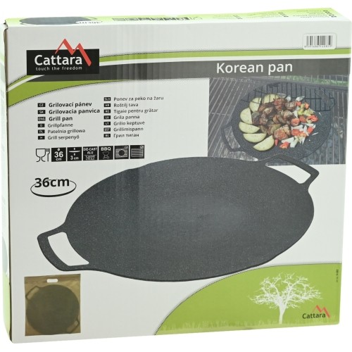 Koreańska patelnia grillowa, stop ALU, 36 cm