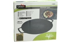 Koreańska patelnia grillowa, stop ALU, 36 cm