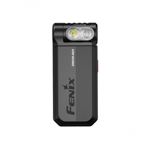 Latarka LED SW05R-RED czarna