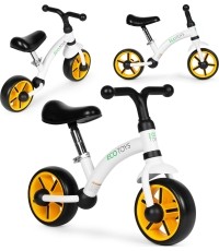 Rowerek biegowy dla dzieci koła EVA regulacja siodełka czarny ECOTOYS