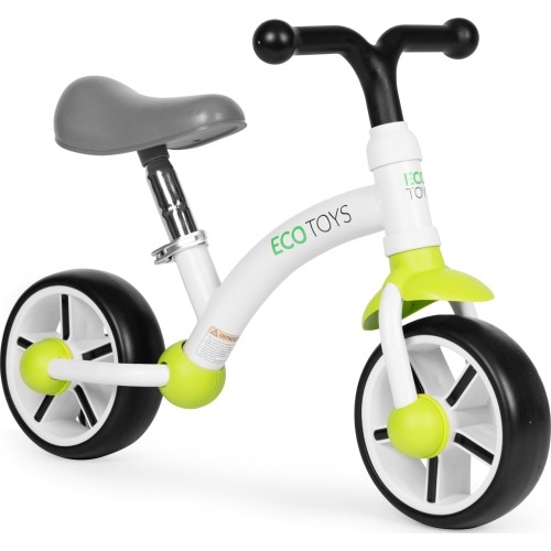 Rowerek biegowy dla dzieci koła EVA regulacja siodełka zielony ECOTOYS