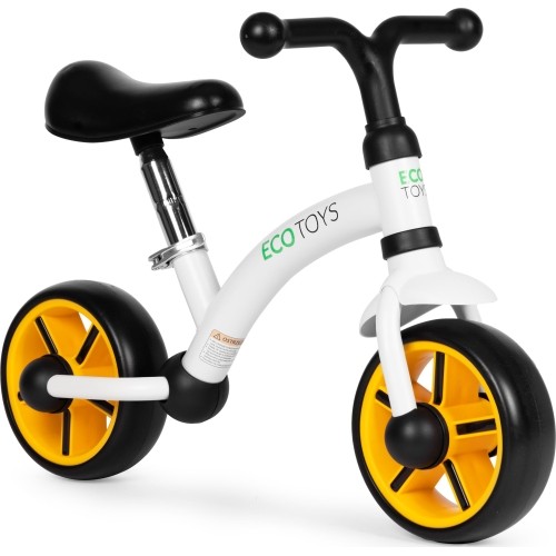 Rowerek biegowy dla dzieci koła EVA regulacja siodełka czarny ECOTOYS