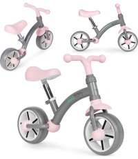 Rowerek biegowy dla dzieci koła EVA regulacja siodełka szary ECOTOYS