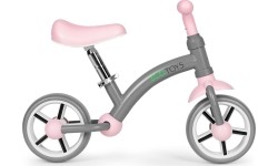 Rowerek biegowy dla dzieci koła EVA regulacja siodełka szary ECOTOYS