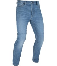 Męskie jeansy motocyklowe Oxford Original Approved CE Regular Fit Rinsed Wash Mid Blue