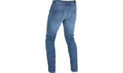 Męskie jeansy motocyklowe Oxford Original Approved CE Regular Fit Rinsed Wash Mid Blue