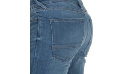 Męskie jeansy motocyklowe Oxford Original Approved CE Regular Fit Rinsed Wash Mid Blue