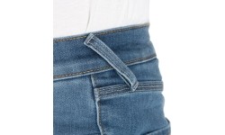 Męskie jeansy motocyklowe Oxford Original Approved CE Regular Fit Rinsed Wash Mid Blue