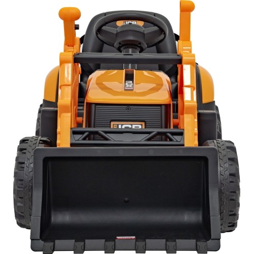 Pojazd koparka JCB, żółty