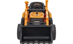 Pojazd koparka JCB, żółty