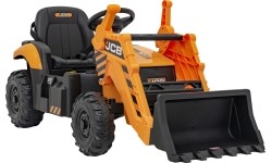 Pojazd koparka JCB, żółty
