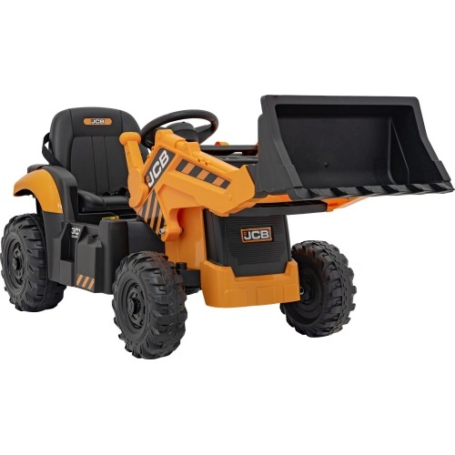 Pojazd koparka JCB, żółty