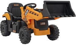 Pojazd koparka JCB, żółty