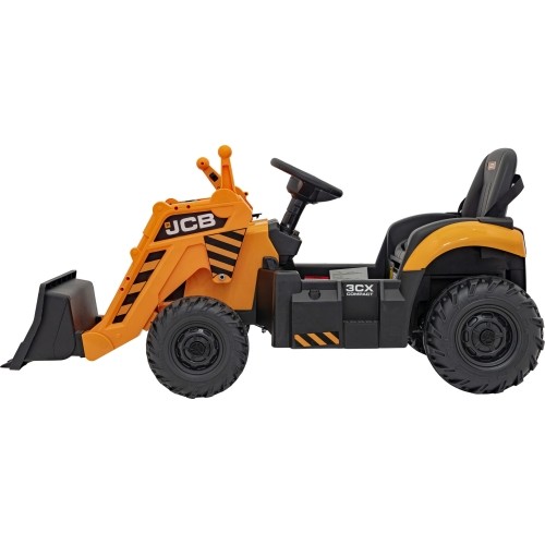 Pojazd koparka JCB, żółty