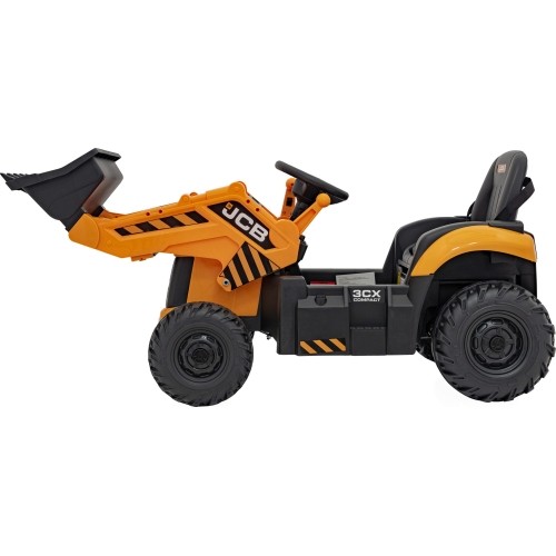Pojazd koparka JCB, żółty