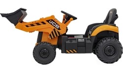 Pojazd koparka JCB, żółty