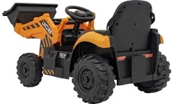 Pojazd koparka JCB, żółty