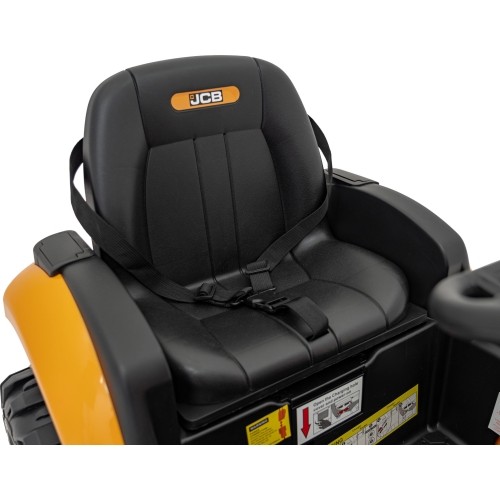 Pojazd koparka JCB, żółty