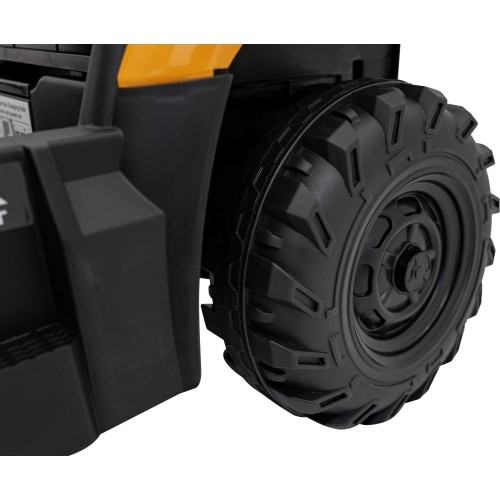 Pojazd koparka JCB, żółty