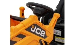 Pojazd koparka JCB, żółty