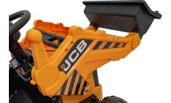 Pojazd koparka JCB, żółty