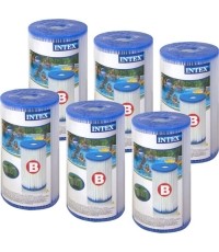 Filtr filtry 6 sztuk typ B do pompy Intex 29005