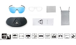 Fotochromowe okulary przeciwsłoneczne Altalist Kisou PRD - Black with Blue Lenses