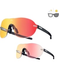 Fotochromowe okulary przeciwsłoneczne Altalist Kisou PRD - Black with Red lenses