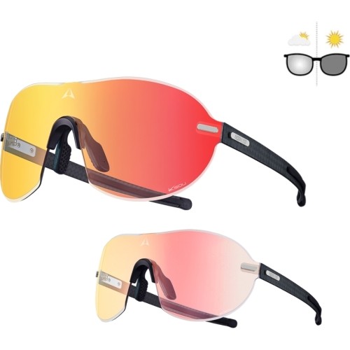 Fotochromowe okulary przeciwsłoneczne Altalist Kisou PRD - Black with Red lenses