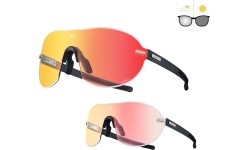 Fotochromowe okulary przeciwsłoneczne Altalist Kisou PRD - Black with Red lenses
