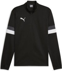 Bluza męska Puma TeamRise 1/4 Zip Top, czarna 658656 03