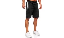 J.Style Šortai Vyrams Black 8K1500-3