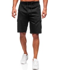 J.Style spodenki męskie, czarne 8K1503-3