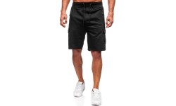 J.Style Šortai Vyrams Black 8K1503-3