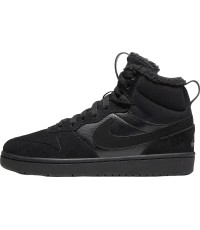 Nike Court Borough Mid 2 buty młodzieżowe czarne CQ4023 001