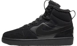 Nike Court Borough Mid 2 buty młodzieżowe czarne CQ4023 001