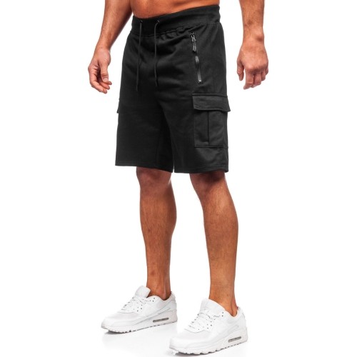 J.Style Šortai Vyrams Black 8K1503-3