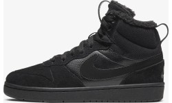 Nike Court Borough Mid 2 buty młodzieżowe czarne CQ4023 001