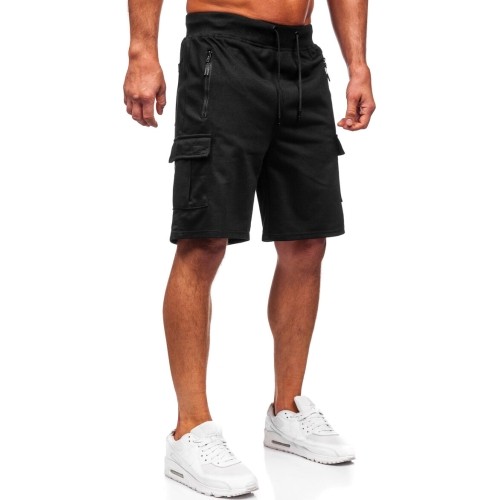 J.Style Šortai Vyrams Black 8K1503-3