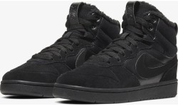 Nike Court Borough Mid 2 buty młodzieżowe czarne CQ4023 001